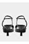 Black Patent Strappy Sandals - 4