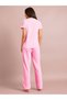Who Run The World Slogan Print T-Shirt and Straight Leg Pyjama Set - 6