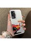 Oppo A5 4G/5G Compatible Hard Acrylic Back Silicone Edge Lens Protection Case - 2