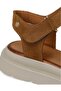 Cosmos Women's Genuine Suede Leather Velcro Sandals - 6