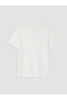Lcw Everyday White Printed 100% Cotton Women's T-Shirt - 6