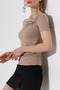 Women's Sandy Buckle Draped Blouse - 7