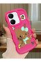 Vivo Y36 4g Compatible Case Camera Protector Red Silicone Couple Phone Case Kitty Pattern