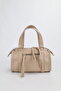 Women's Mink Midi Size Crossbody Hand and Shoulder Bag with Pockets Emma