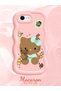 iPhone Se 2022 Compatible Case Camera Protector Pink Silicone Couple Phone Case Kitty Pattern - 2