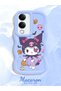 Vivo Y19 Compatible Case Camera Protector Blue Silicone Couple Phone Case Cartoon Pattern - 2