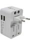KED BROOKE TRAVEL UNIVERSAL ADAPTER, WORLDWIDE POWER ADAPTOR - 5