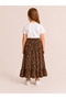 Girl's Long Skirt Summer Patterned Elastic Waist Comfortable Loose Skirt - 2