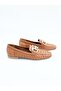 Women's Genuine Leather Ballerinas Tan - 2