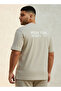 Plus Regular Fit Crew Neck Short Sleeves Slogan Print T-shirt - 4