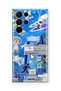 Samsung Galaxy S24 Ultra Compatible Printed Transparent Phone Case |   Collection: Aeroglass Mirage