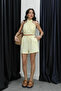 Yellow Halter Neck Bustier Shorts Set - 2Y30361 - 3