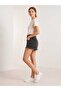 Mini Tassel Detailed Ripped Denim Shorts - 2
