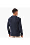 Men Long Sleeves Knit Textured Polo T-shirt - 3