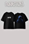 Billie Eilish_37 Design Printed Unisex Oversize Black Tshirt