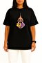 Oversize Monarchy Thailand Flag Thailand Crown Prince Chest Printed Unisex T-Shirt - 2