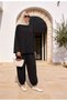 Pike Modal Shalwar Trousers Model Oversize Suit – Black - 3