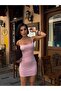 Women's Baguette Stone Strap Mini Dress