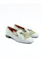 Women's Genuine Leather Ballerinas Green