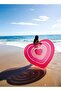Pink Sweetheart Inflatable Float 155x135x25cm - Heart Shape - 3