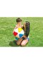 , Glossy Panel Inflatable Beach Ball - Classic Multi-Color Water Toy for Pool & Beach, Unisex, Ages 3+, 51 cm - 4