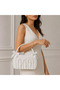 Antique Design Hard Plastic 3D Luxury Women's Handbag White - 4