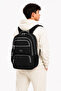 Unisex Canvas Fabric School Bag with Laptop Compartment, Daily Sports Travel Backpack