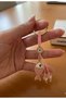 Stylish Keychain with Zircon Stone as a Gift - 3
