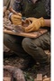 Women's Real Leather Camping and Barbecue Gloves - Heat Resistant Reinforced Outdoor Gloves - 7