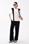 Women's Shawl Look Detailed T-Shirt and Pants Set 260652 -