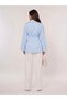 Women's Belted Wide-Sleeve Poplin Shirt - 3