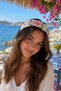 Hand Knitted Motif Pink Floral Bohemian Women's Crown - Flexible Soft Summer Sea Beach Hairband Buckle - 5