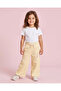 Girls Yellow Placement Print Track Pants - 2