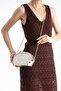 Cream Gold Clutch Portfolio Women's Handbag Shoulder Bag Crossbody Bag - 3