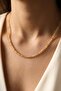 Citrine Stone Faceted Cut Pendant – 3 mm – Stainless Steel