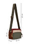 Women's Green Long Strap Fabric Crossbody Bag 26Pbd24896F - 2