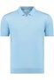 Men's Zippered Knit Polo Shirt, Indigo Cotton, Slim Fit, for Casual and Office Wear – Sergiano - 2