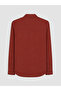 Brown Regular Fit Linen Men's Shirt - 5