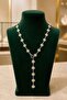 Luxurious Figured Zircon Stone Y Necklace - 2