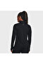 Launch Pro Half Zip Women's Black Polo Neck T-Shirt - 2