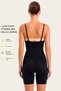 Moda Style Laser Cut Underbust Body Corset - Black - 2