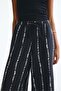 Linen-blend drawstring trousers - 3