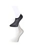 Black and White Men's Invisible Socks 6 Pairs - 3