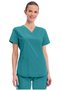 Ww665 Women's Scrubs Top – Imported, Modern Classic Fit, V-Neck, 3 Pockets, 2-Way Stretch Doctor/Nurse Uniform