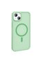 iPhone 15 Case Magsafe Supported Camera Raised Silicone Matte Anti-Fingerprint Shrp - 5