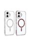 iPhone 16 Case Stony Glittery Magsafe Camera Raised Silicone Senk - 5