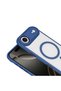iPhone 17 Air Case Magsafe Transparent Back Face Camera Raised Silicone Tkng - 2