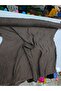 Fabric Modal Brown Tunic Dress Shirt Shiny - 2