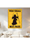 You Shall Not Pass – Gandalf Wall Covering Wall Tapestry First Quality Satin Fabric Poster - 2