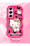 Tecno Camon 40 Compatible Case Camera Protector Red Silicone Couple Phone Case Kitty Pattern - 2